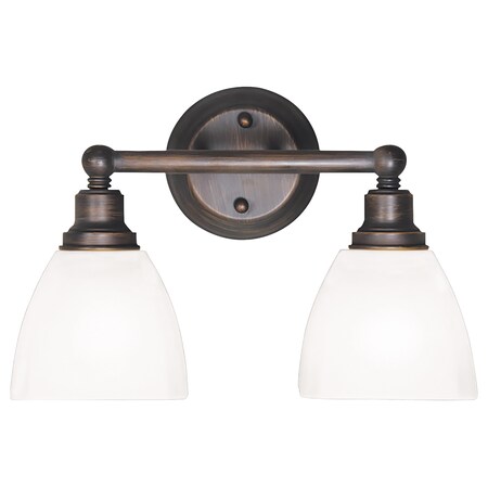 Craftmade 2 Light Vanity 26602-BZ-WG